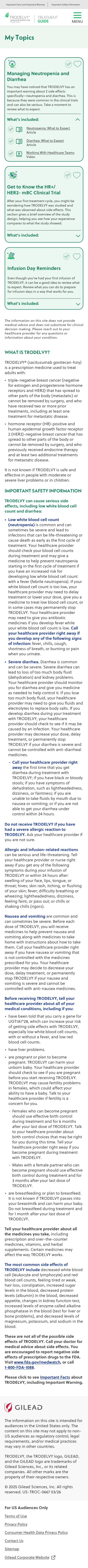 Trodelvy Patient Treatment Guide Mobile Design 3